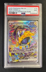 PSA 9 MINT Iron Hands ex 154/131 Prismatic Evolutions Pokemon Graded Card